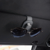 High Quality Faux Leather Car Sun Visor Glasses Holder Clip