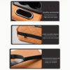 Multifunctional Car Armrest Cushion with Dual Cup Holders and Storage