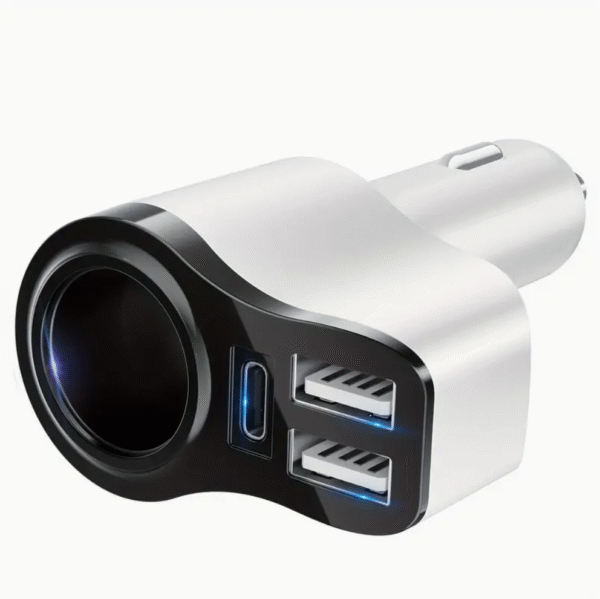 Screenshot 2025-08-25 at 18.31.47 4 in 1 USB C 47W Car Charger with Multi Port in White