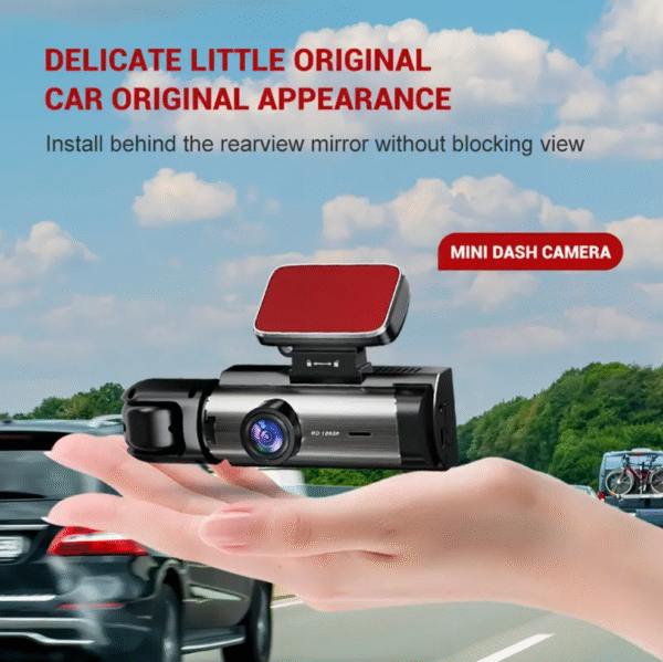 1080P IR Night Vision Dual Camera Dash Cam with 32gb Memory Card