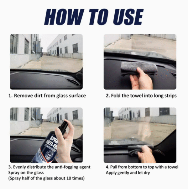 100ml Nano Anti Fog Glass Spray