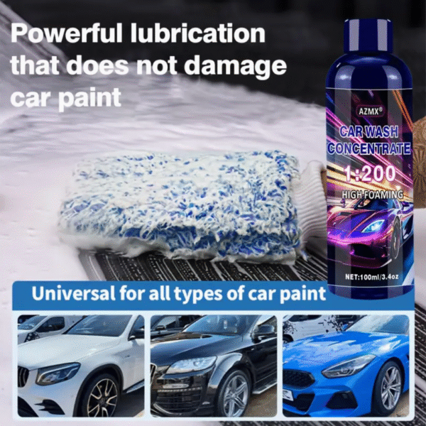 100ml High Foam Concentrated Car Wash Liquid