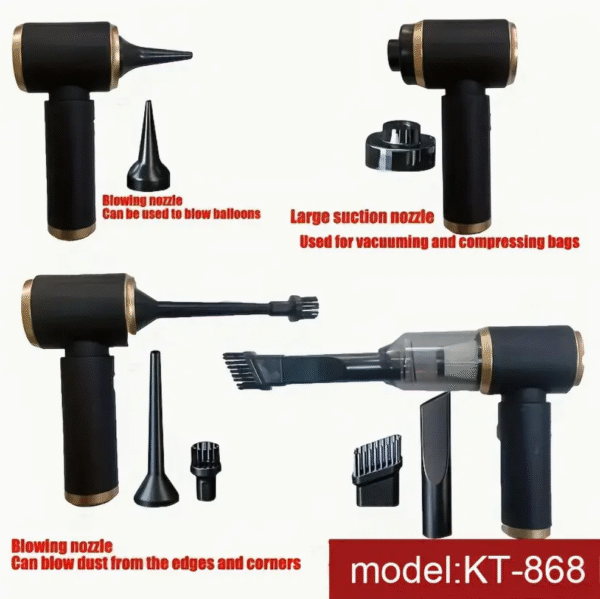 3 in 1 Mini Portable Car Vacuum Cleaner