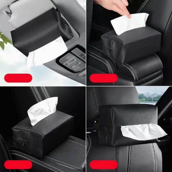 Screenshot 2025-08-26 at 15.42.36 Car Tissue Holder with Zipper in Green
